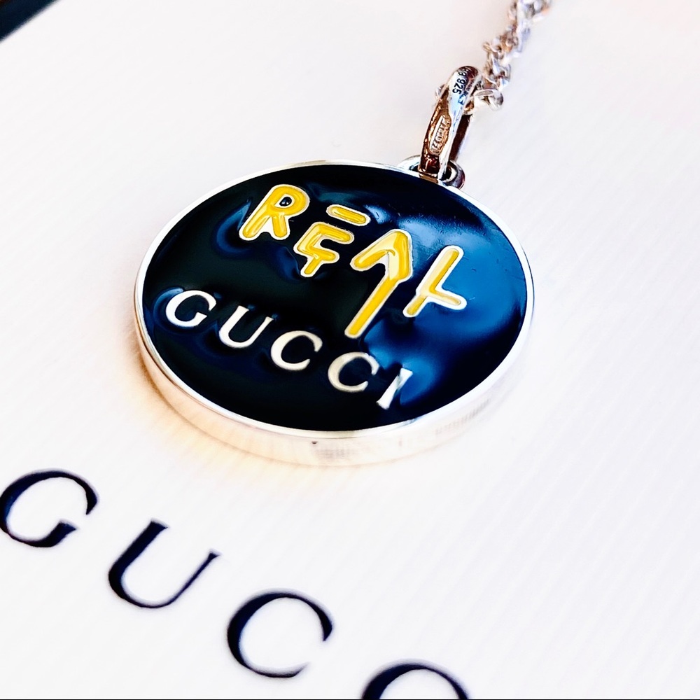 Gucci GucciGhost “Real” Necklace Charm NWT - Picture 14 of 15